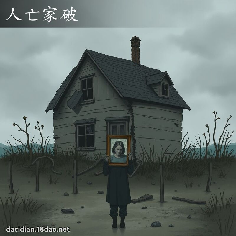 人亡家破 - 國語大辭典配圖