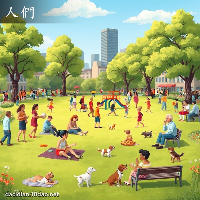 人们 - 国语大辞典配图