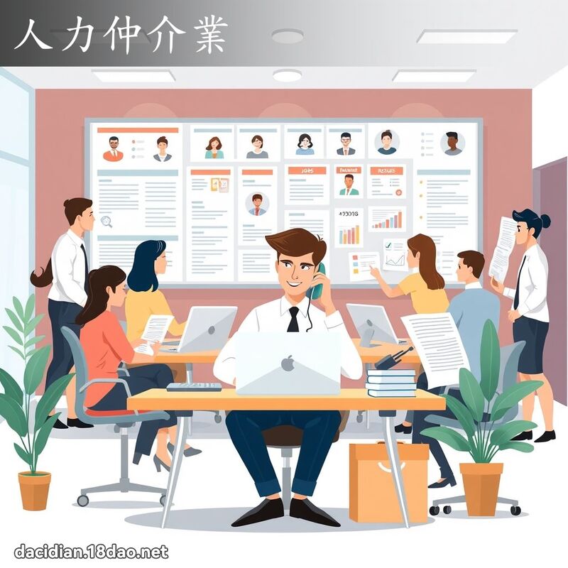 人力仲介业 - 国语大辞典配图