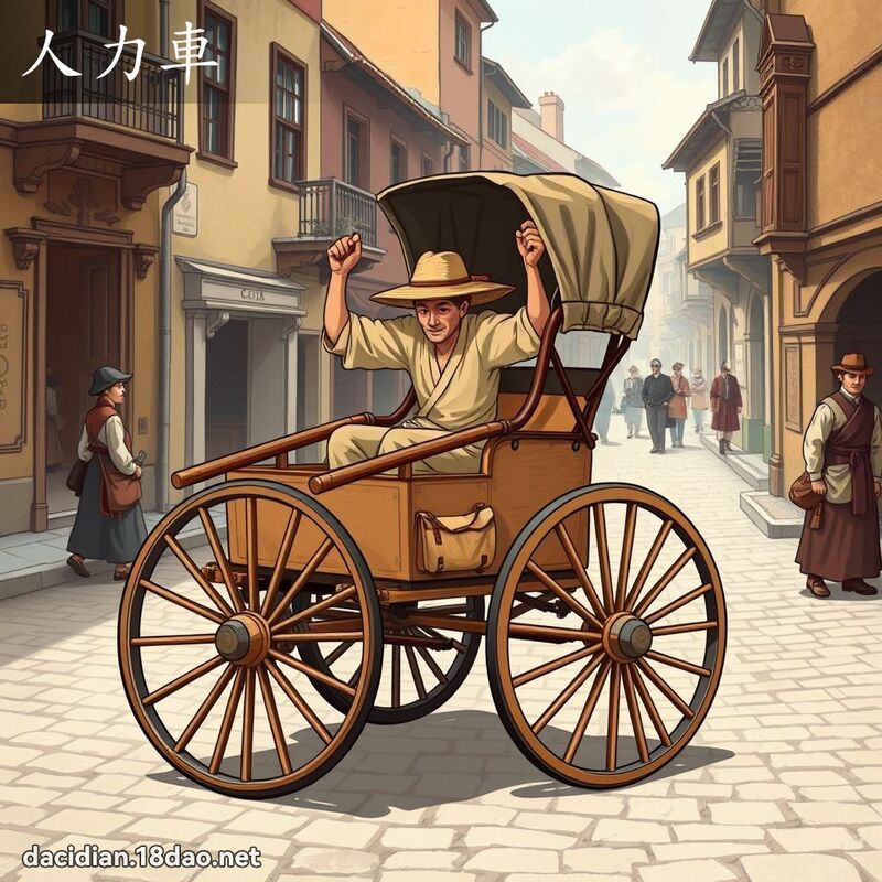 人力車 - 國語大辭典配圖