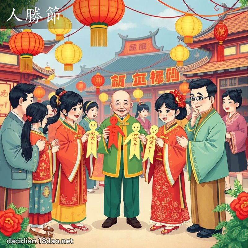 人勝節 - 國語大辭典配圖