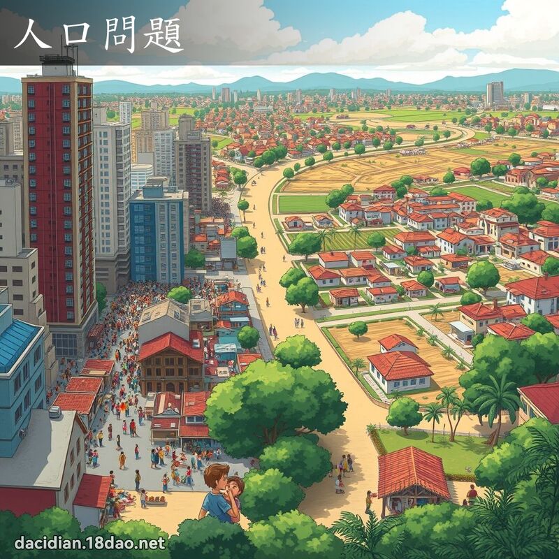 人口问题 - 国语大辞典配图