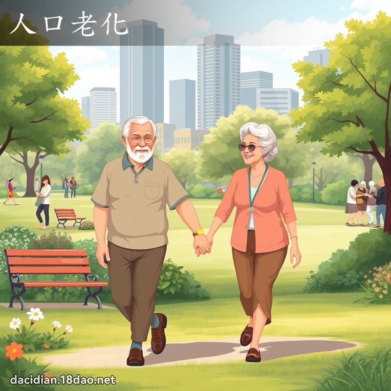 人口老化 - 国语大辞典配图
