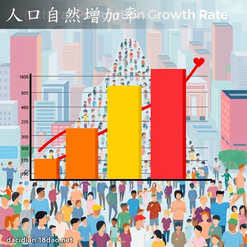 人口自然增加率 - 国语大辞典配图