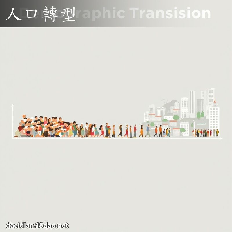 人口转型 - 国语大辞典配图