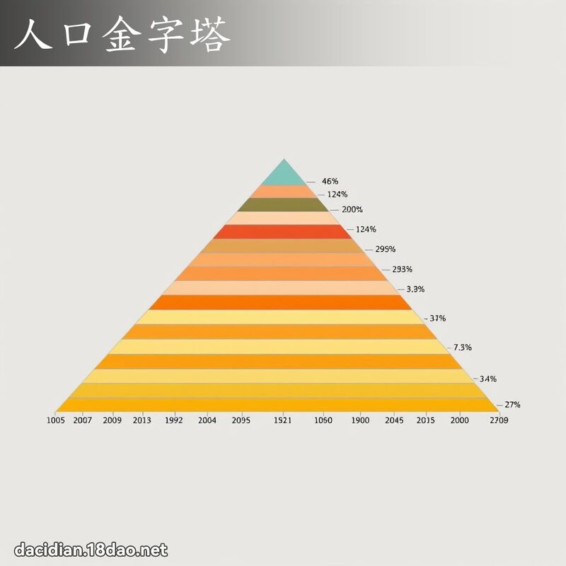 人口金字塔 - 国语大辞典配图