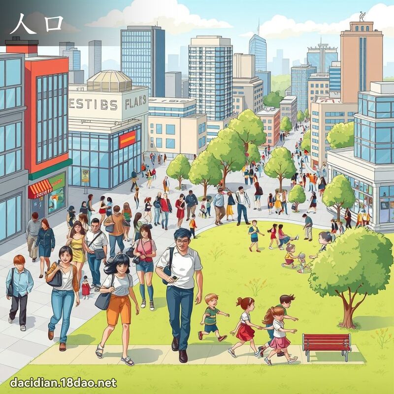 人口 - 国语大辞典配图