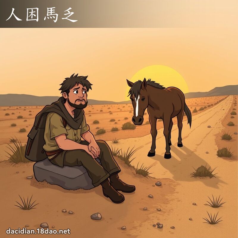 人困马乏 - 国语大辞典配图