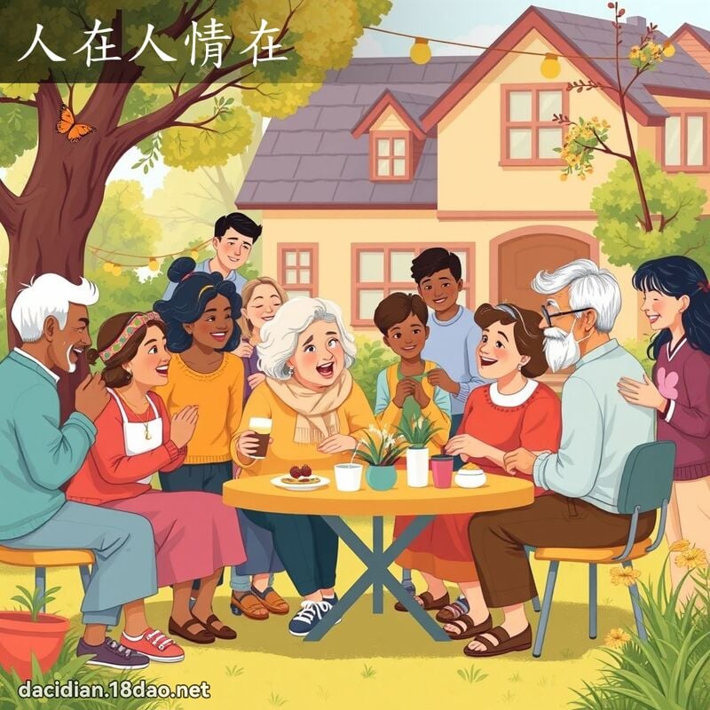 人在人情在 - 國語大辭典配圖