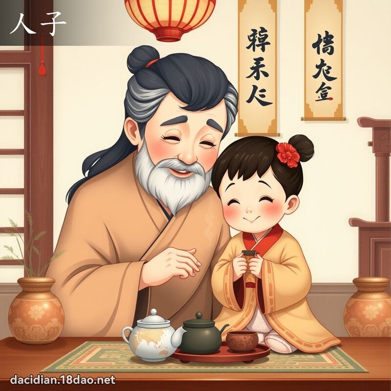 人子 - 國語大辭典配圖