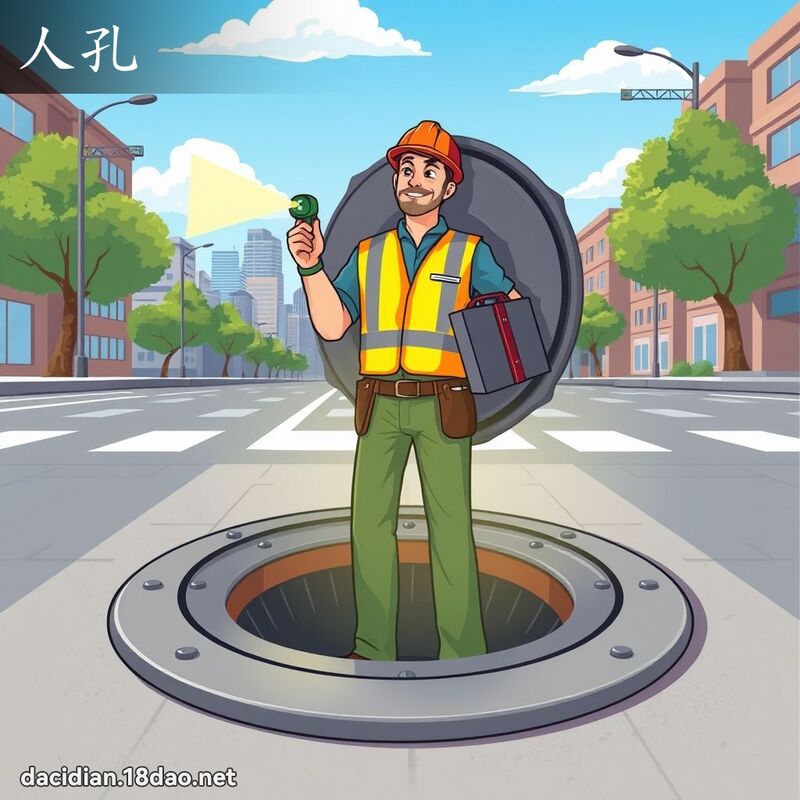 人孔 - 國語大辭典配圖