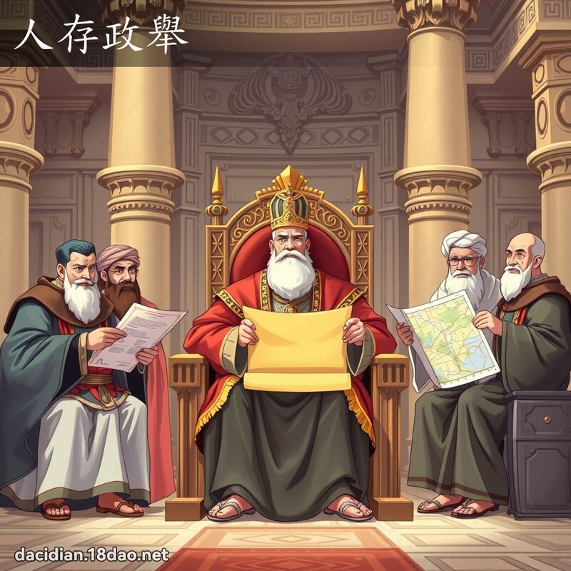 人存政举 - 国语大辞典配图