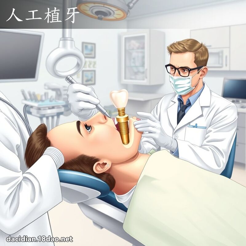人工植牙 - 国语大辞典配图