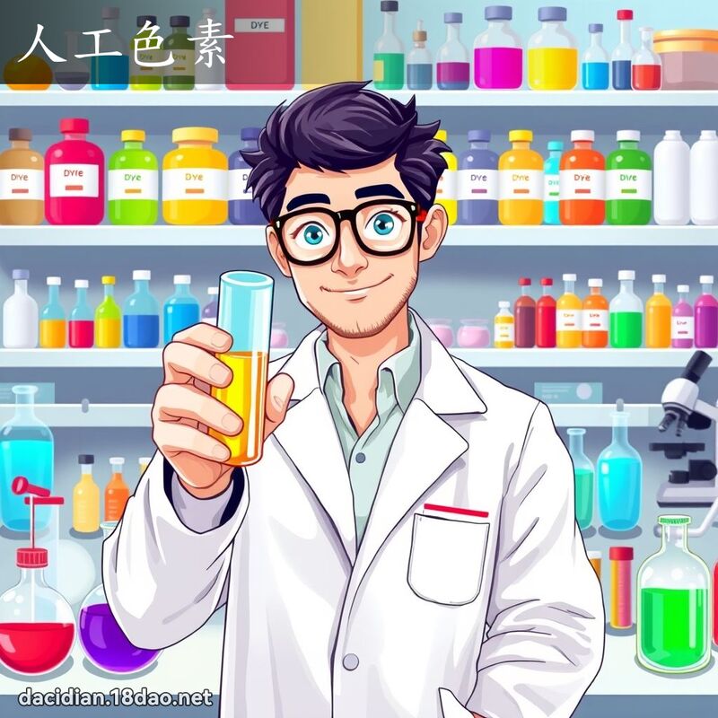 人工色素 - 国语大辞典配图