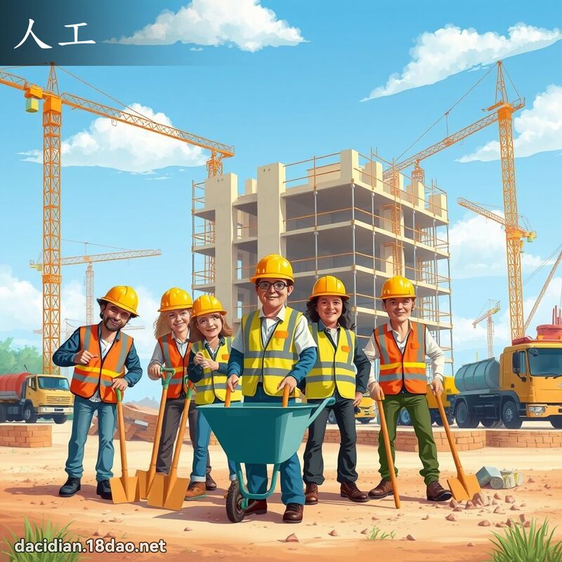 人工 - 国语大辞典配图