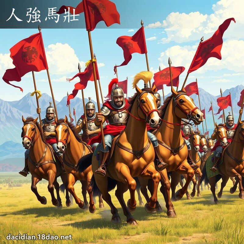 人强马壮 - 国语大辞典配图