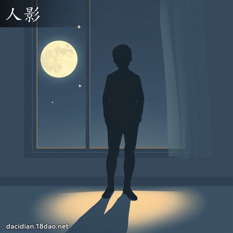 人影 - 国语大辞典配图
