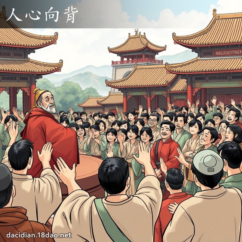人心向背 - 国语大辞典配图