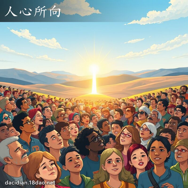 人心所向 - 国语大辞典配图