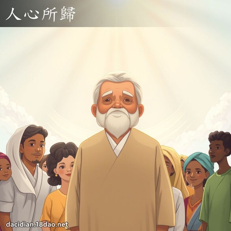 人心所歸 - 國語大辭典配圖