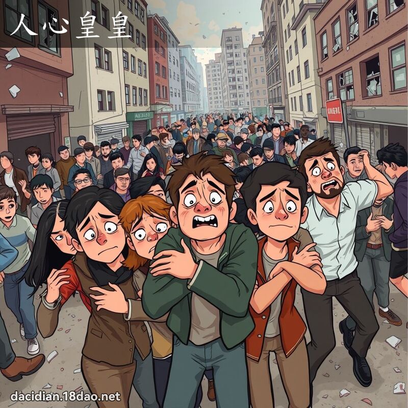 人心皇皇 - 国语大辞典配图