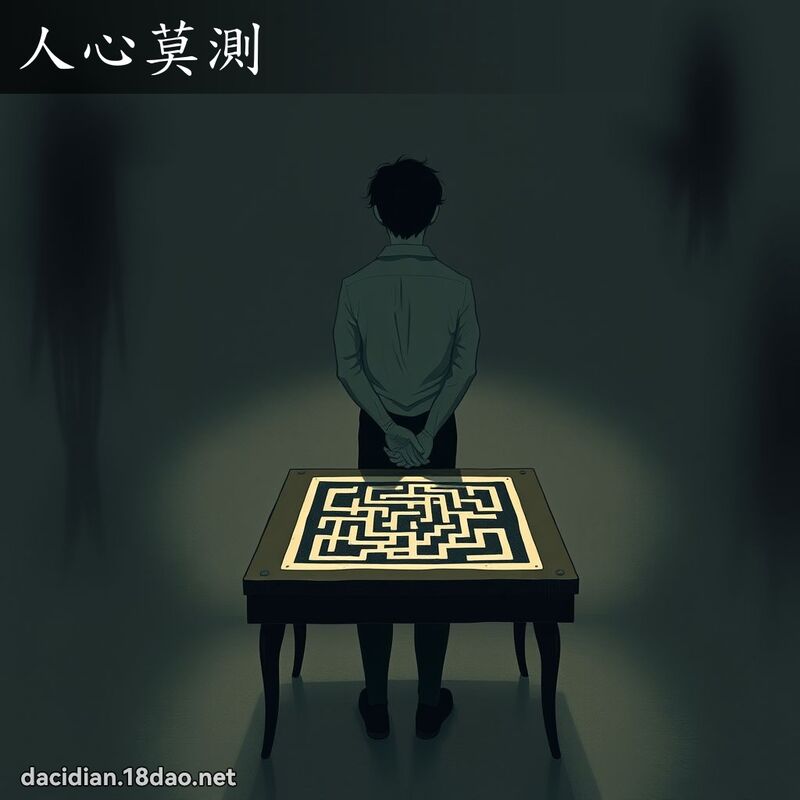 人心莫测 - 国语大辞典配图
