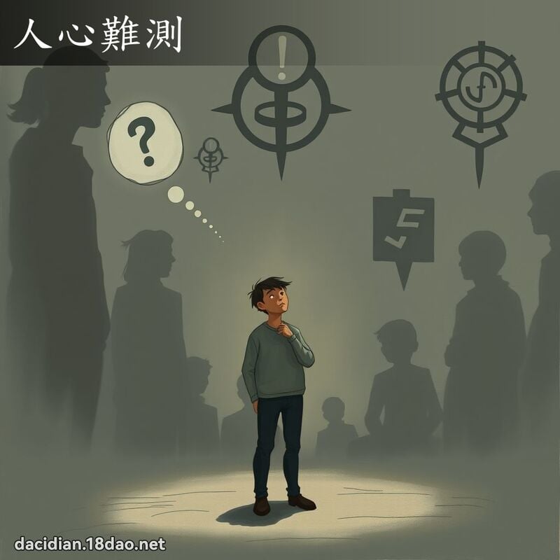 人心难测 - 国语大辞典配图