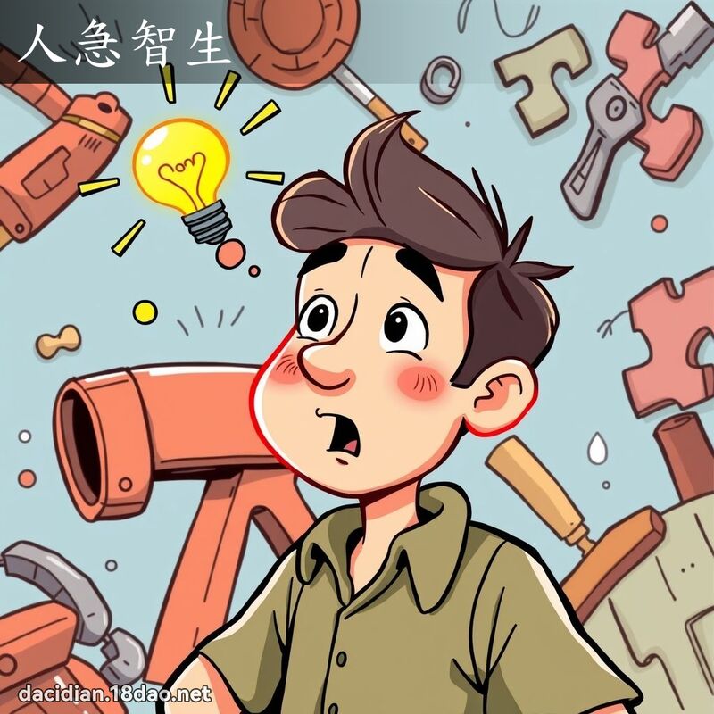 人急智生 - 國語大辭典配圖