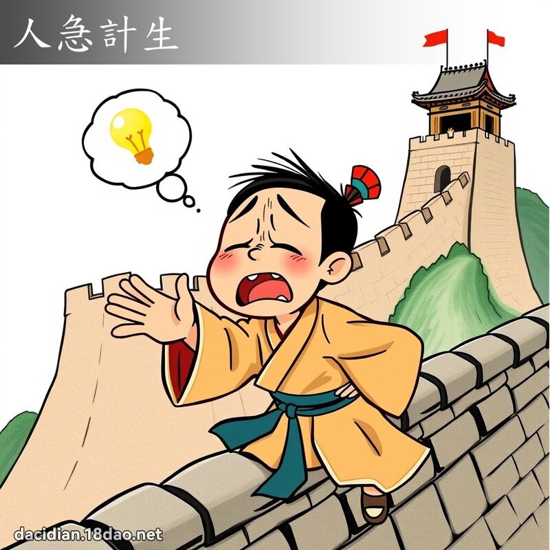 人急计生 - 国语大辞典配图