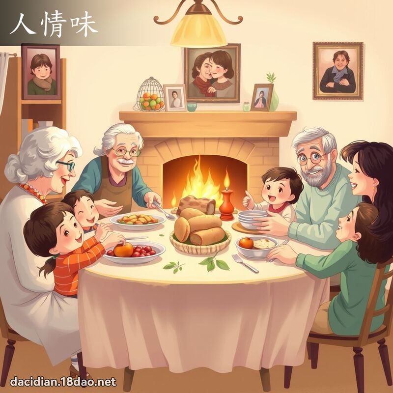 人情味 - 國語大辭典配圖