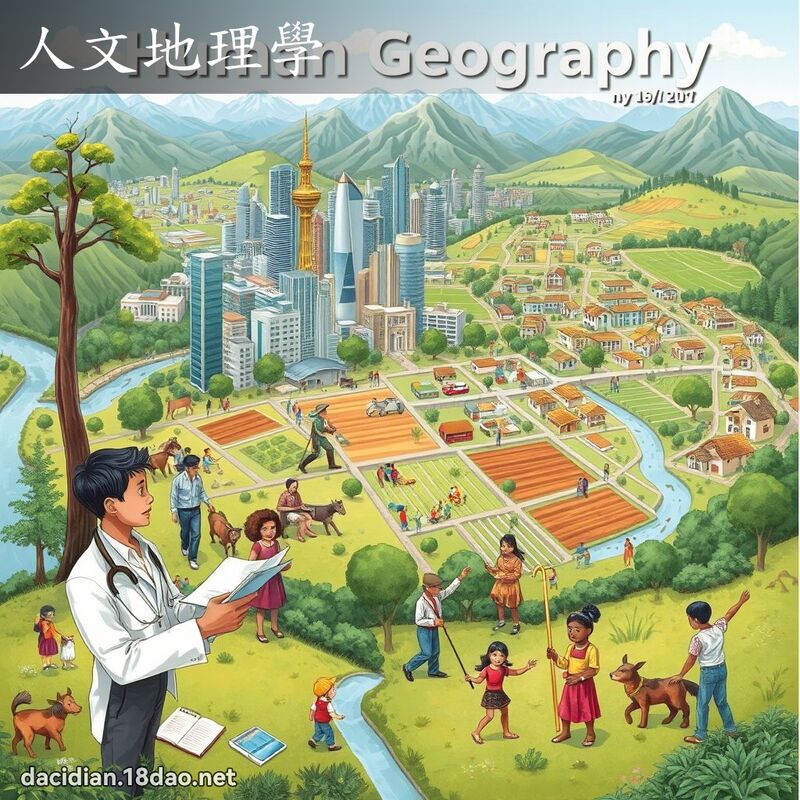 人文地理学 - 国语大辞典配图