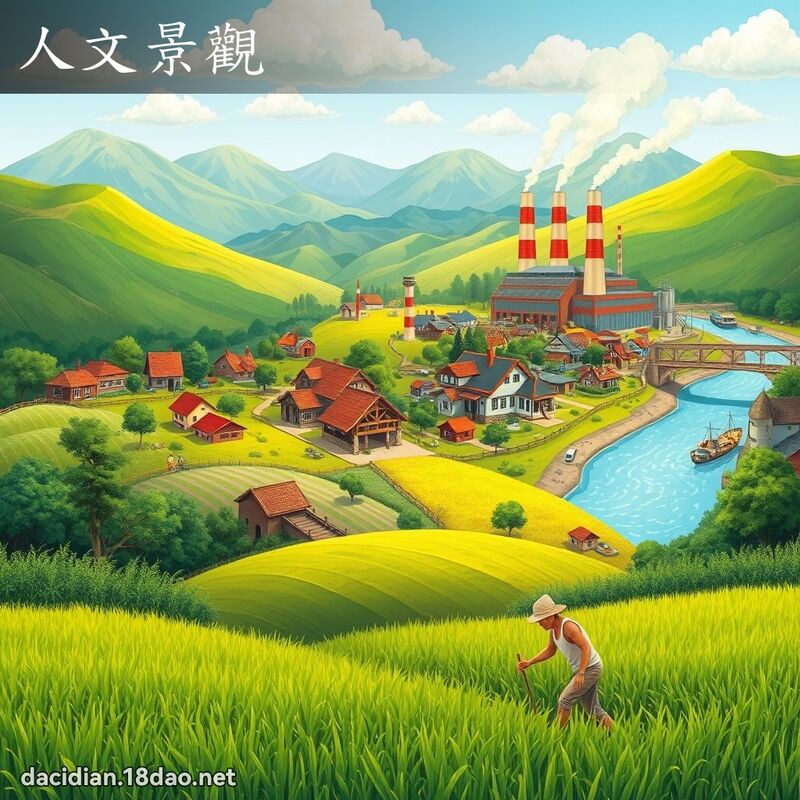 人文景观 - 国语大辞典配图