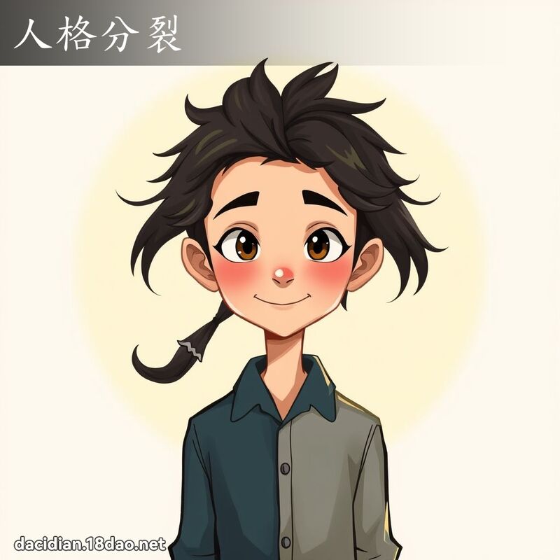 人格分裂 - 国语大辞典配图