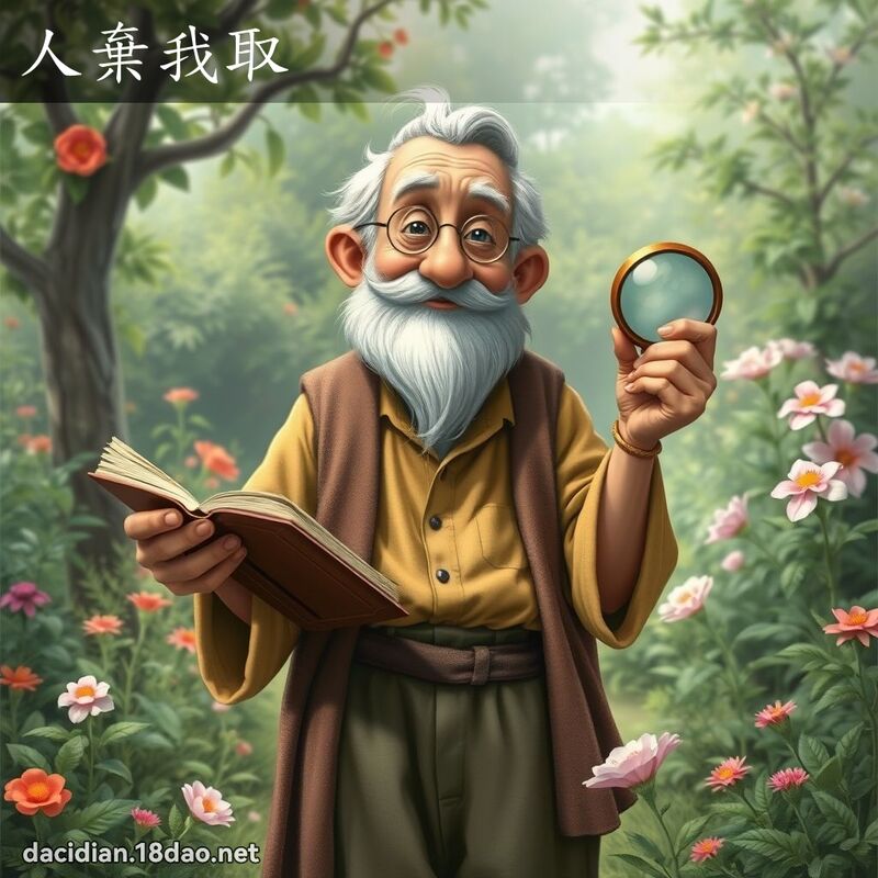 人棄我取 - 國語大辭典配圖