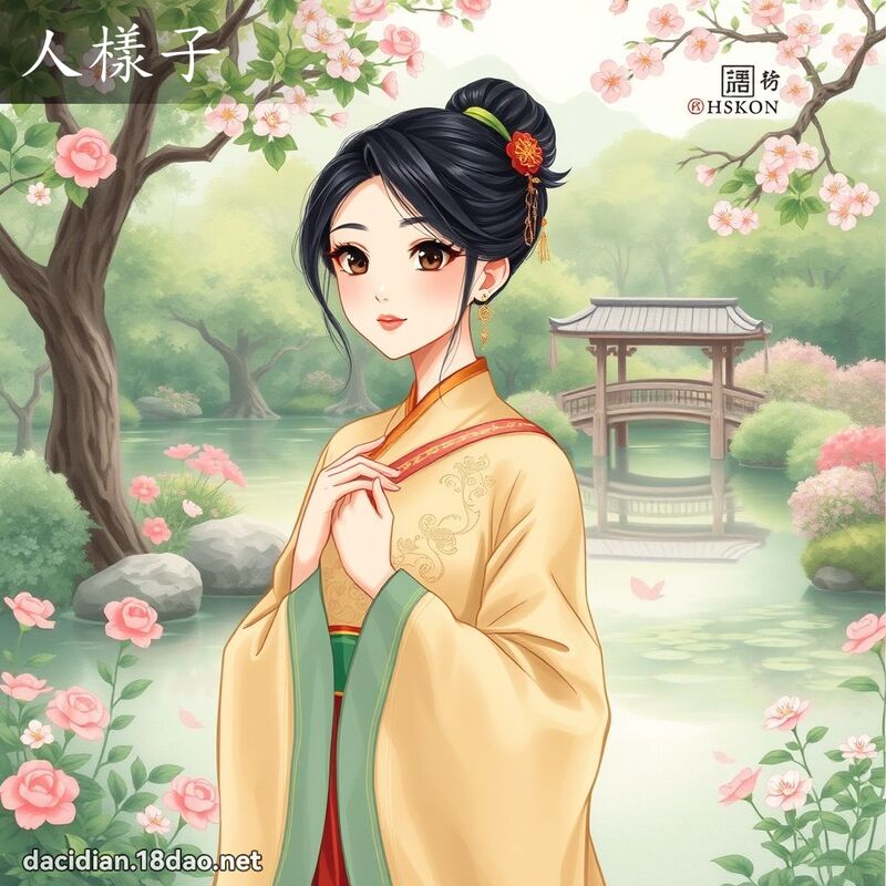 人樣子 - 國語大辭典配圖