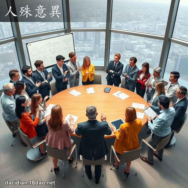 人殊意异 - 国语大辞典配图