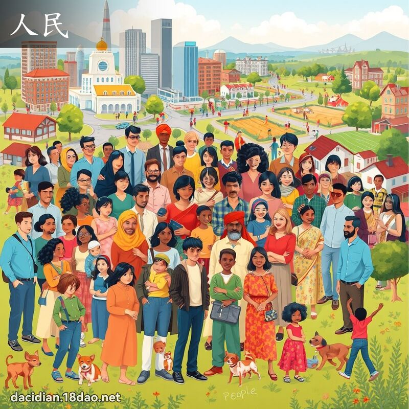 人民 - 國語大辭典配圖