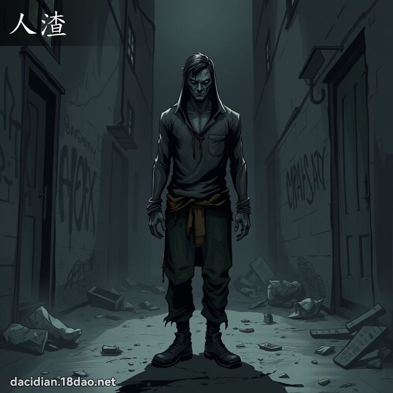 人渣 - 国语大辞典配图