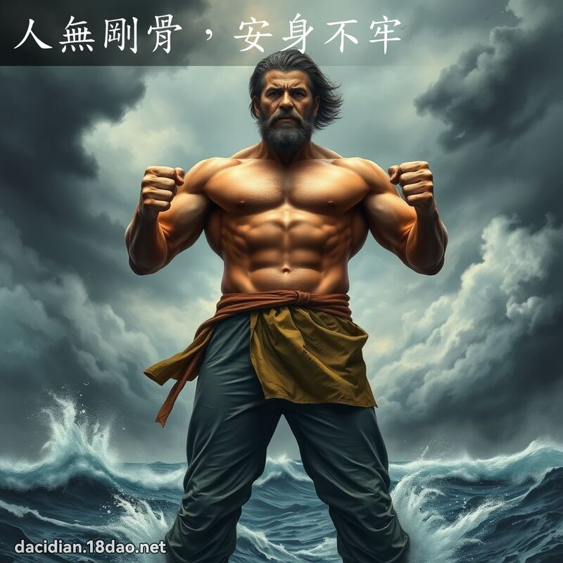 人無剛骨，安身不牢 - 國語大辭典配圖