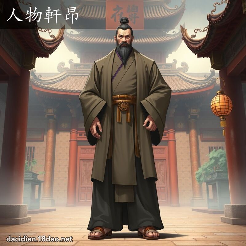 人物轩昂 - 国语大辞典配图