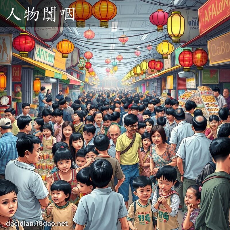 人物闐咽 - 国语大辞典配图