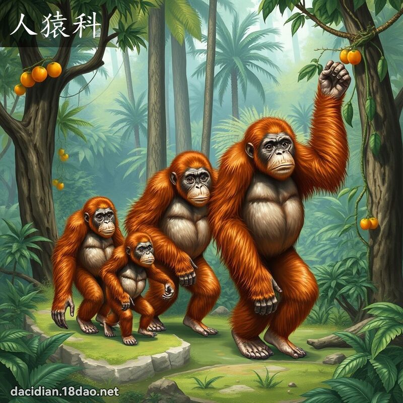人猿科 - 國語大辭典配圖