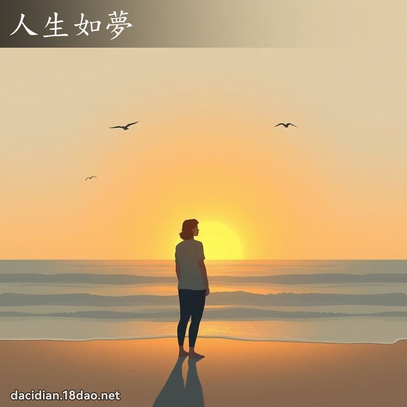 人生如梦 - 国语大辞典配图