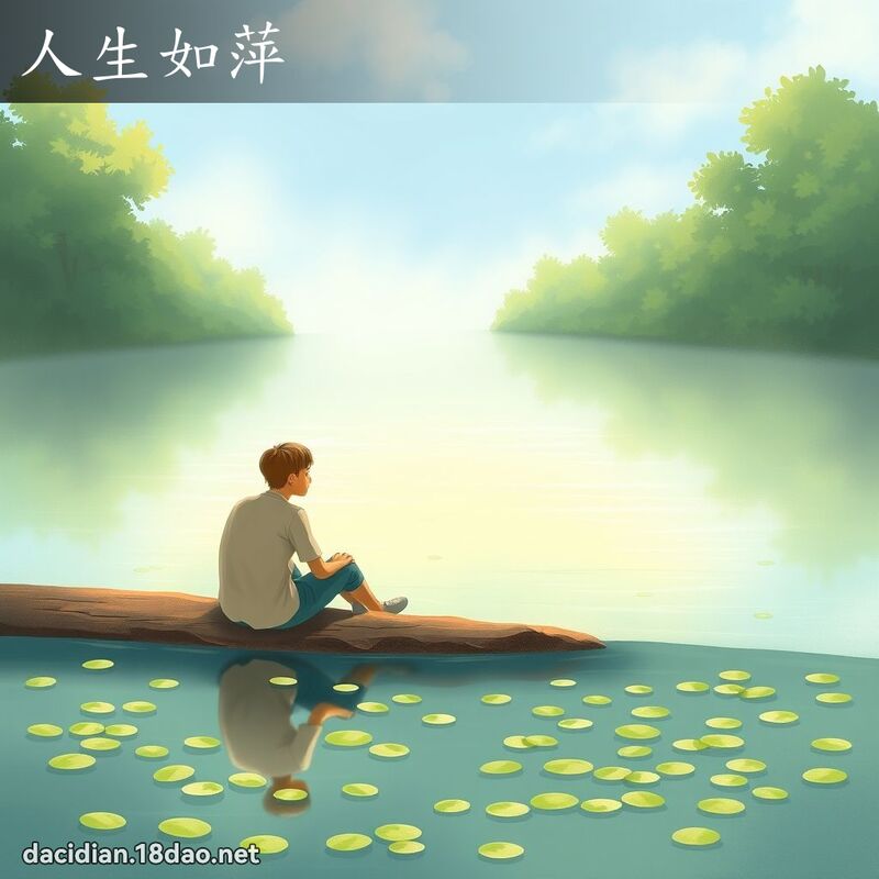 人生如萍 - 國語大辭典配圖