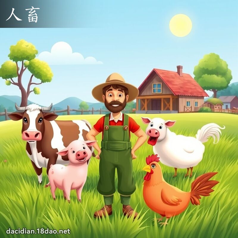 人畜 - 国语大辞典配图