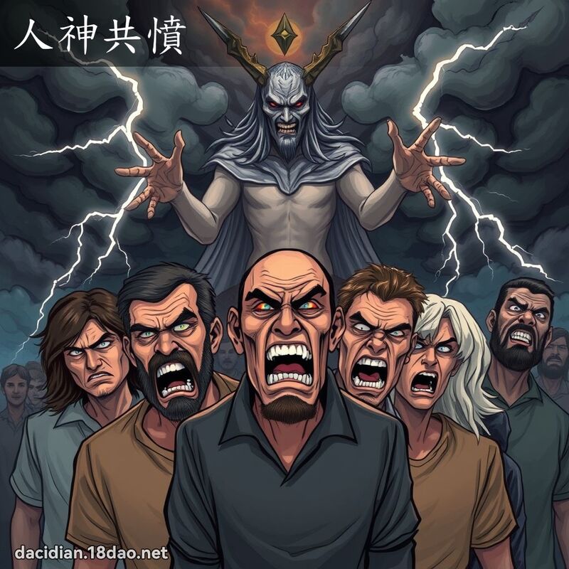 人神共愤 - 国语大辞典配图