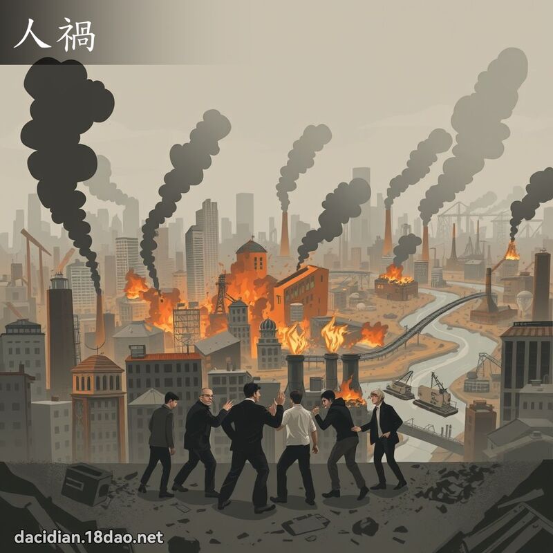 人祸 - 国语大辞典配图