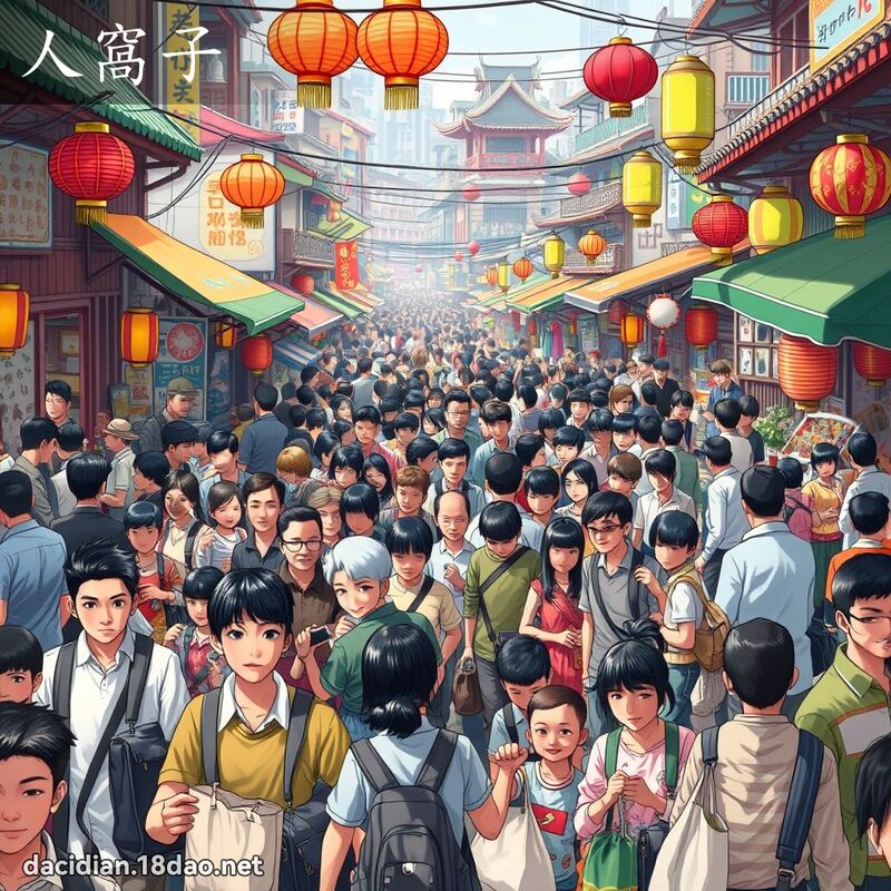 人窩子 - 國語大辭典配圖