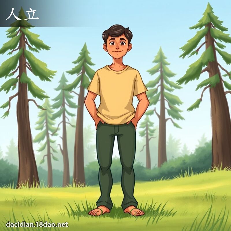 人立 - 國語大辭典配圖