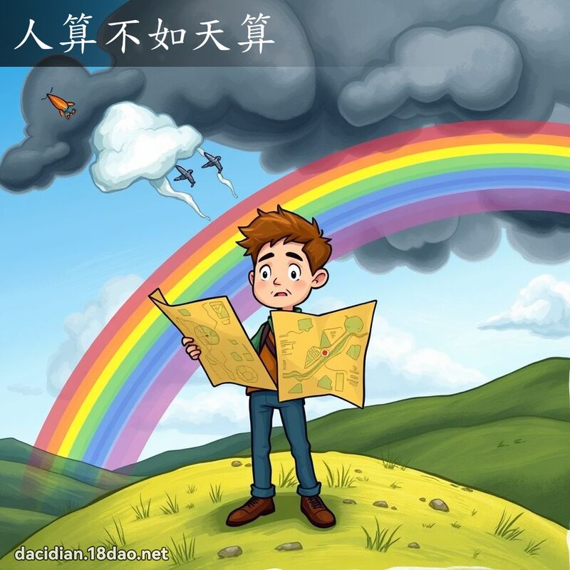 人算不如天算 - 國語大辭典配圖